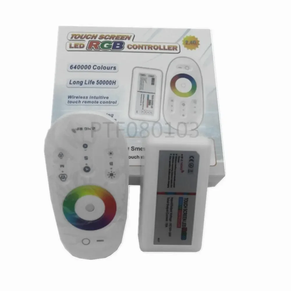 Touch Screen LED RGBW Controller 2.4G Wireless DC12-24V Touch RF Remote Control For RGBW LED Strip