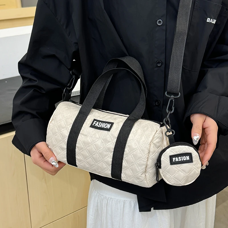 حقيبة كتف محايدة للرجال والنساء، متوفرة بألوان متعددة، مناسبة للسفر، يخدم أيضًا كحقيبة الأم والطفل. #3