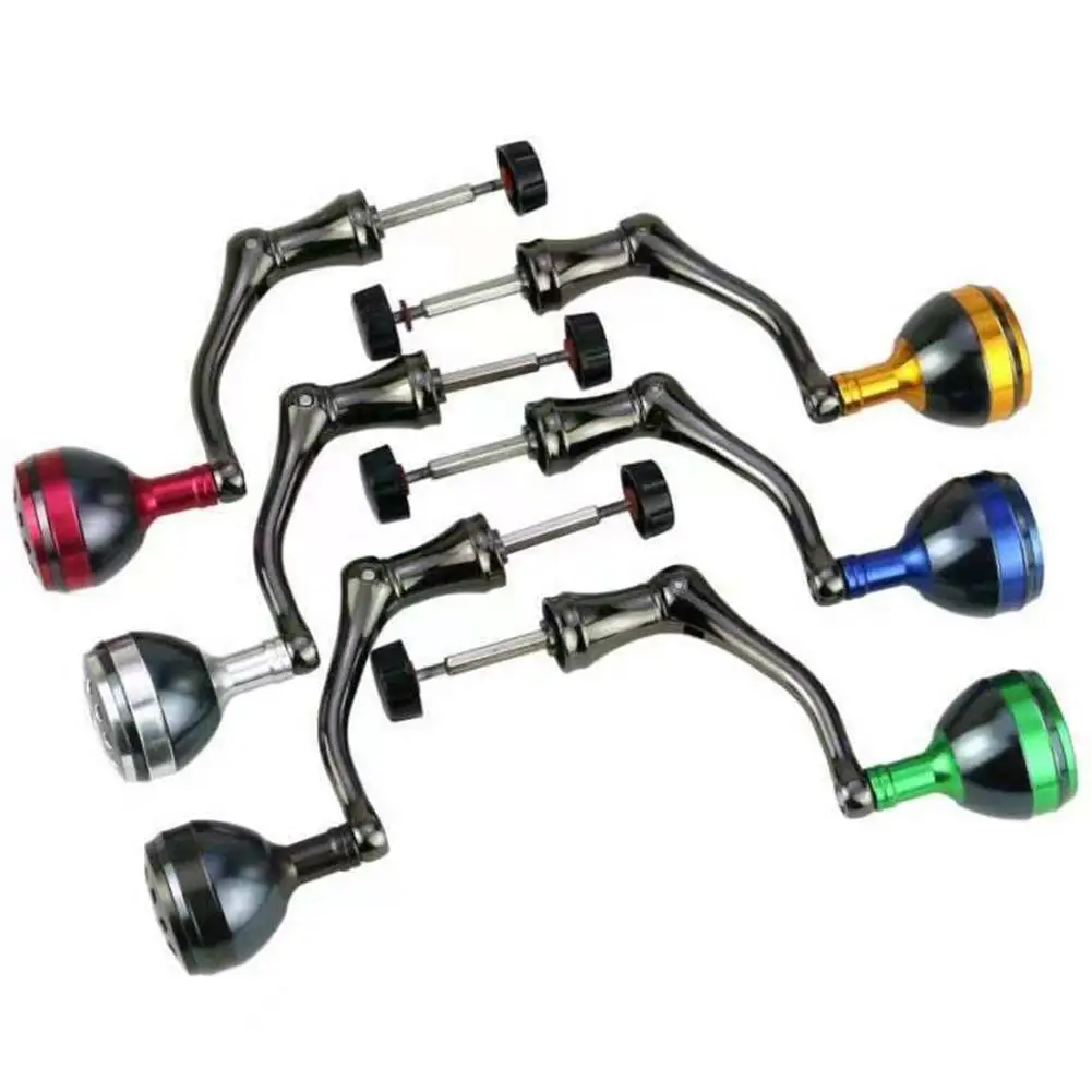 

Lightweight Metal Fishing Reel Handle Grip Multicolor Ergonomic Design Fishing Reel Rocker Arms Accessories