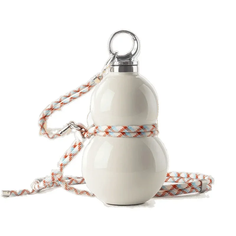 

gourd thermos cup kettle straw large capacity high value Guochao accompanying outer belt portable