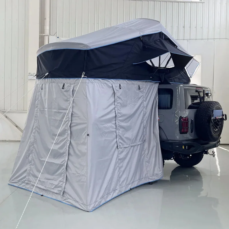 High Quality Four Season Soft Rooftop Tent Fit 2-5 Person for 4x4 Pickup Truck Offroad Outdoor Camping