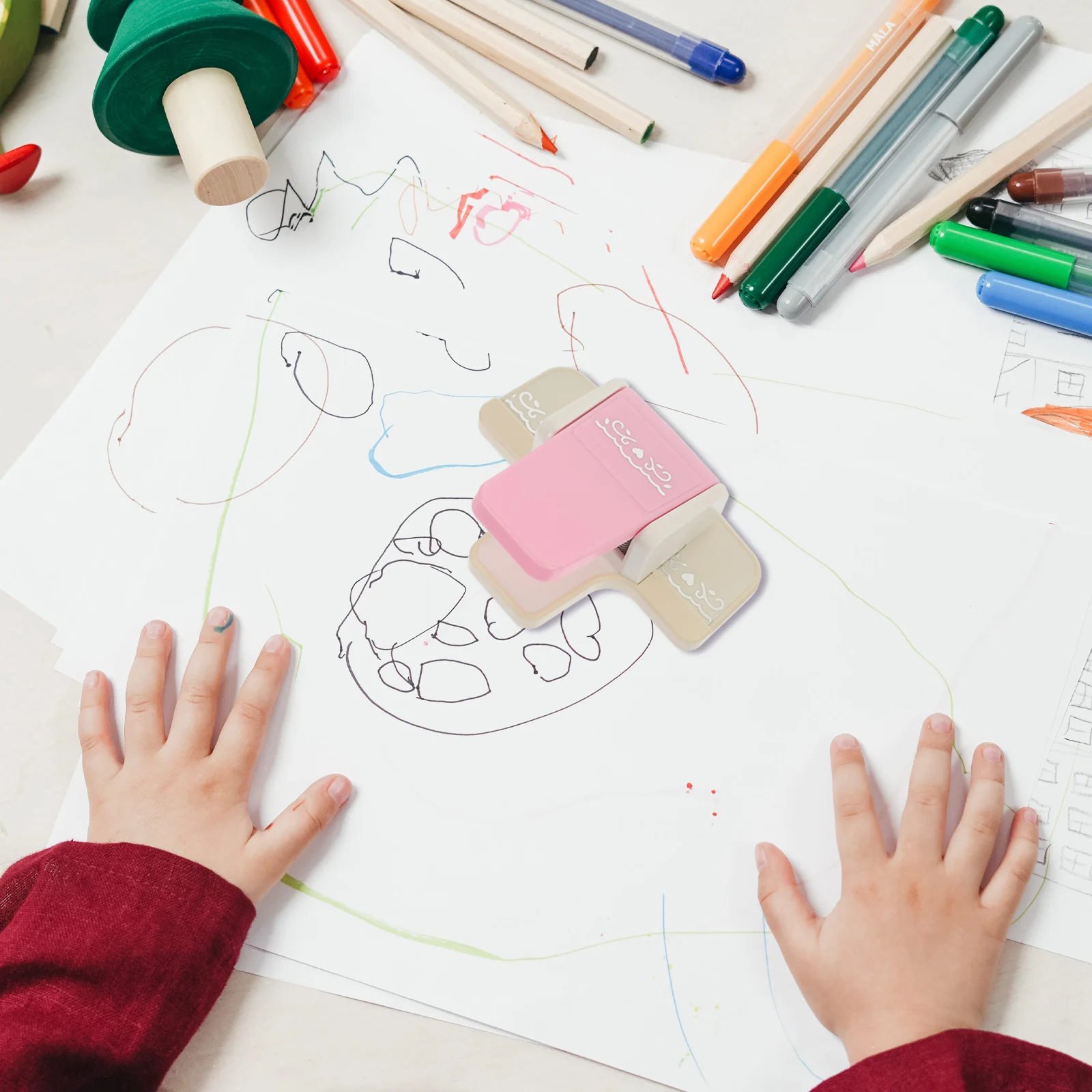 

Paper Puncher Diy Craft Punch Scrapbook Card Making Hole Punch For Kids Art Projects Lovely Shape Pattern Puncher Portable Tool