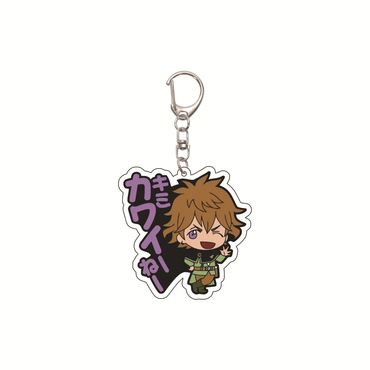 55MM Anime Black Clover Keychain Asta Noell Silva Yami Sukehiro Mimosa Vermilion Luck Voltia Keychain Christmas Gifts view 3
