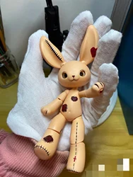 BJD rabbit resin doll office ornaments rabbit doll spherical joint doll children's toys birthday gifts animal ornaments