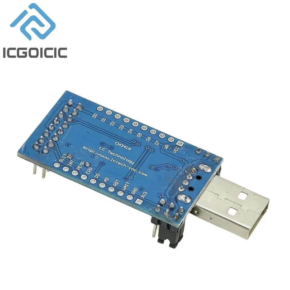 Программатор CH341A с USB на UART IIC SPI I2C, конвертер с параллельным портом, встроенный рабочий индикатор, Модуль платы лампы