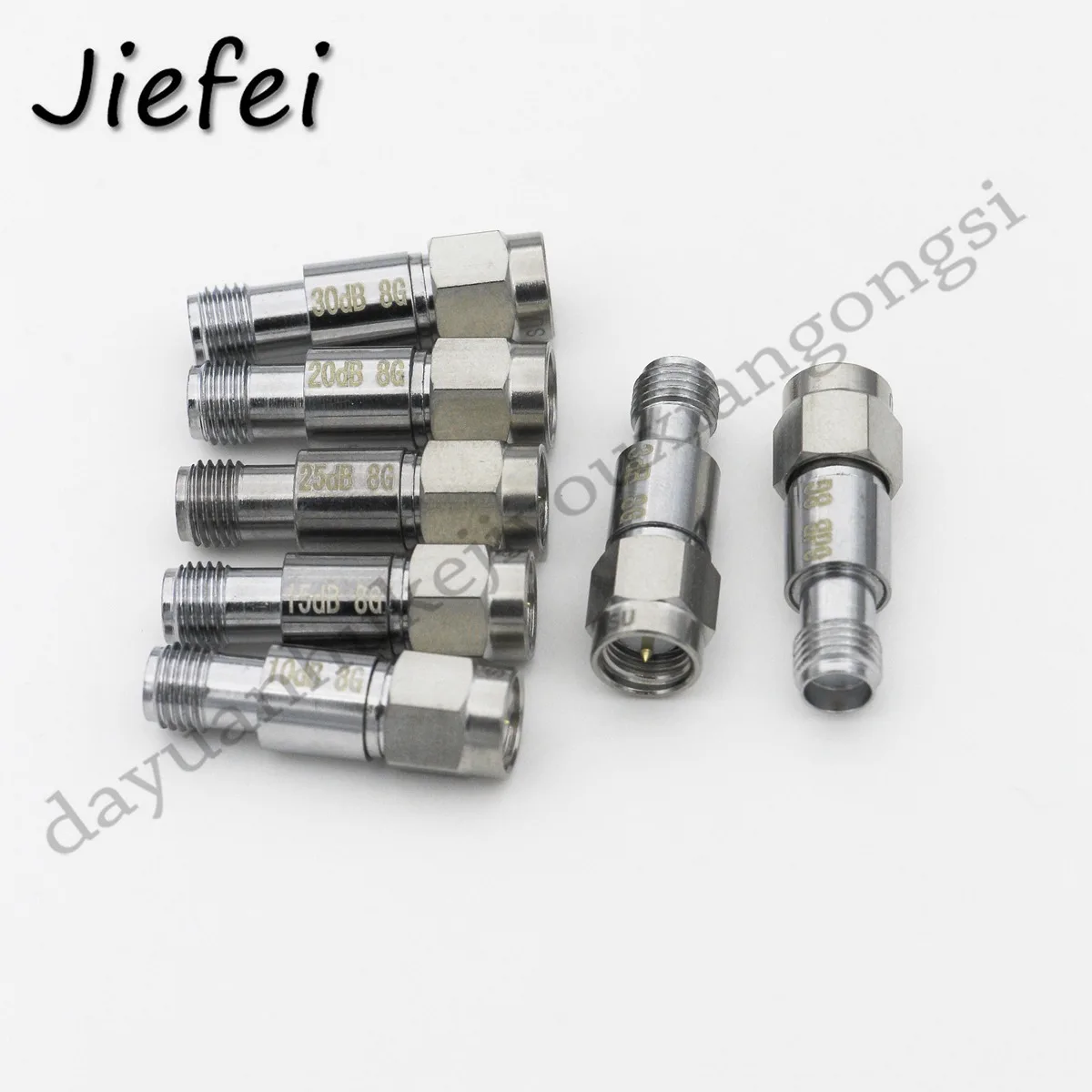 

SMA Attenuators 2W DC-8GHz Coaxial Fixed Attenuators 1dBi 2dBi 3dBi 5dBi 10dBi 20dBi 30dBi 50dBi 60dBi Frequency Connectors