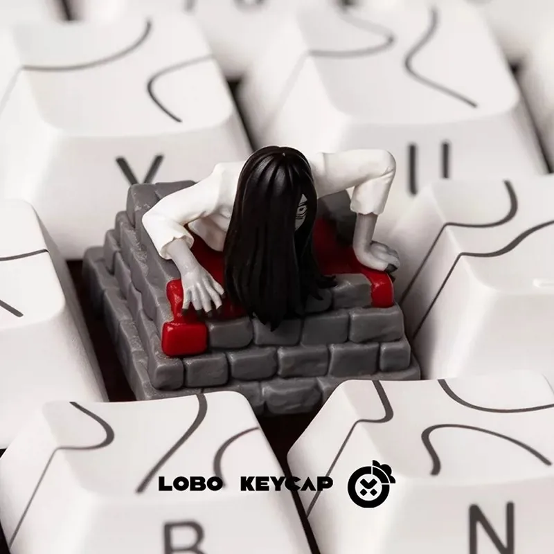 Midnight Horror Keycap 3D Resin Gaming Custom Custom for Mechanical Keyboard DIY Backlit Keycaps for Pc Classic ESC Anime Gift