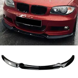 Car Front Bumper Splitter Lip For Bmw E82 E88 1 Series 118d 120i 120d 125i 135i 2008-2013 4Pcs Canard Spoiler Diffuser Body Kits