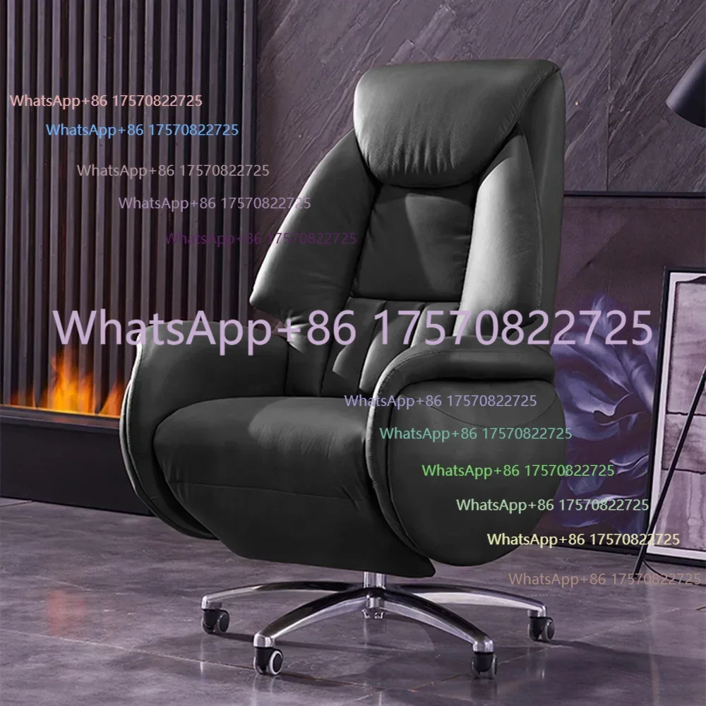

Высококачественное современное роскошное регулируемое офисное кресло руководителя с функцией массажа, поворотное, эргономичное, из натуральной кожи