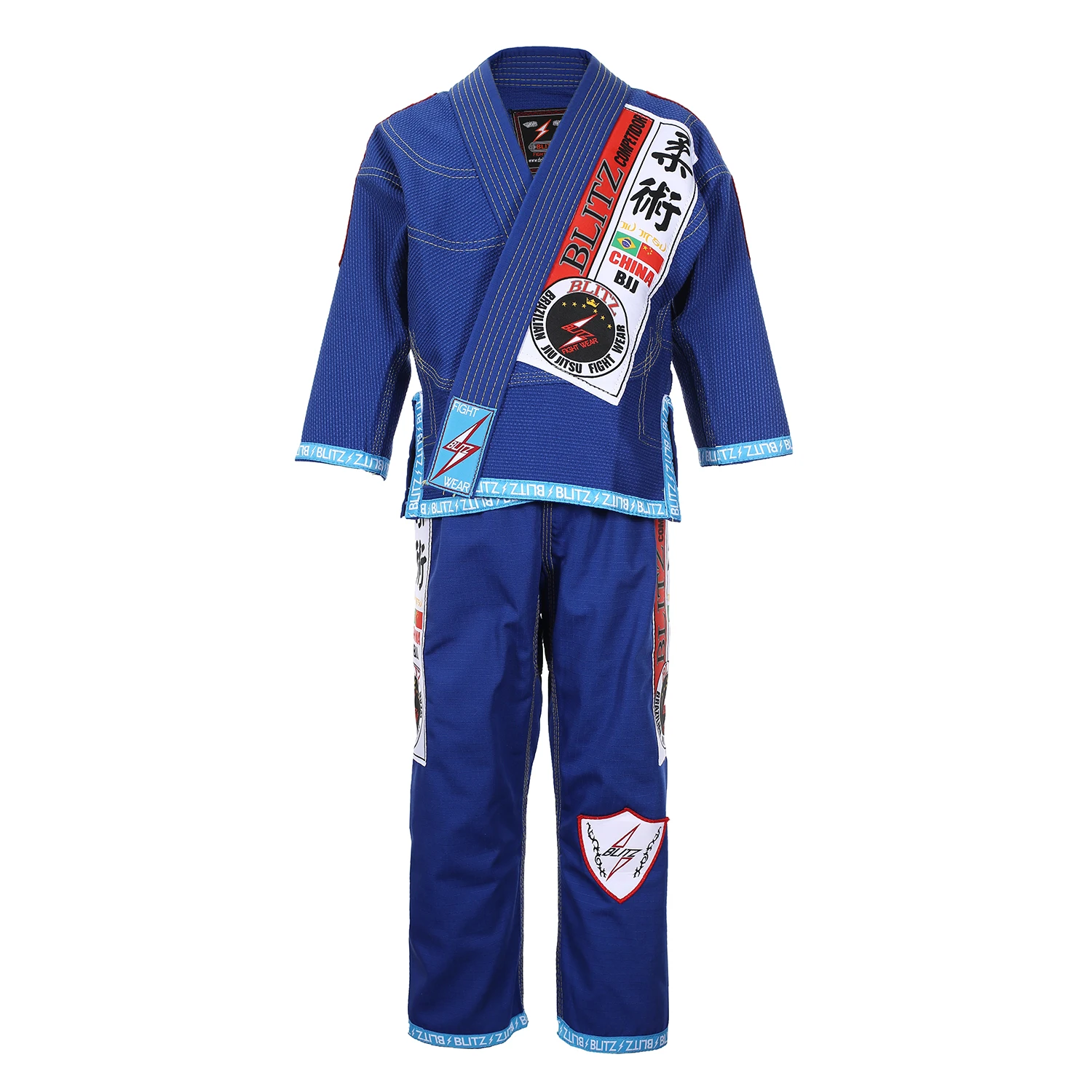 Brazilian Jiu Jitsu Kids Jiu Jitsu Gi Children BJJ Gi Grappling Kimonos Lightweight White Belt