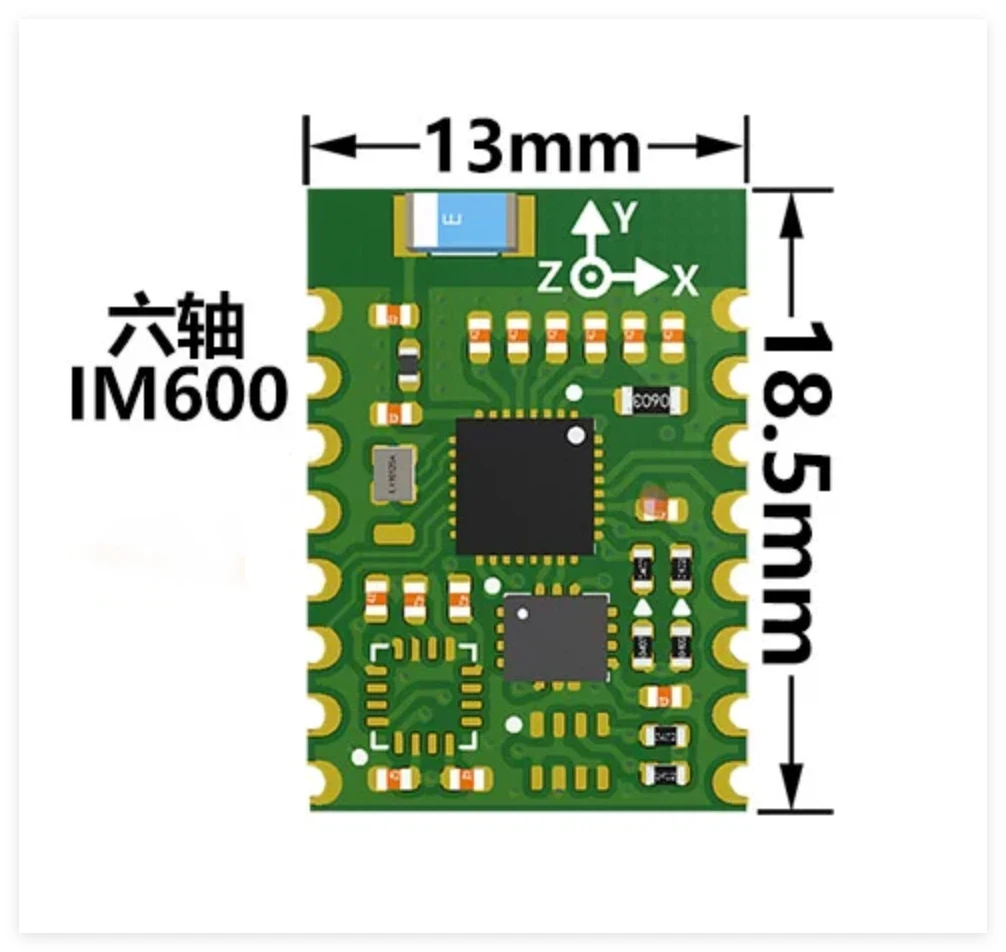 Six axis Bluetooth serial port high-precision MEMS accelerometer vibration angle IMU attitude sensor IM600