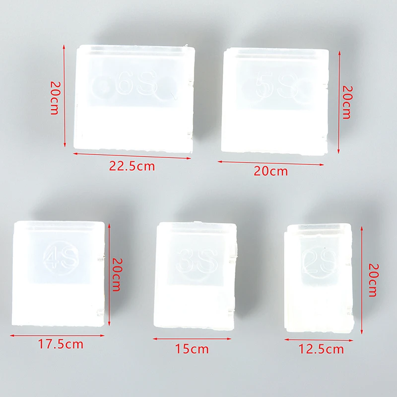 10Pcs AB Clip 2S 3S 4S 5S 6S Head Protector For Lipo Battery JST-XH Balance Wire Protection Plug Savers Connector DIY RC Parts