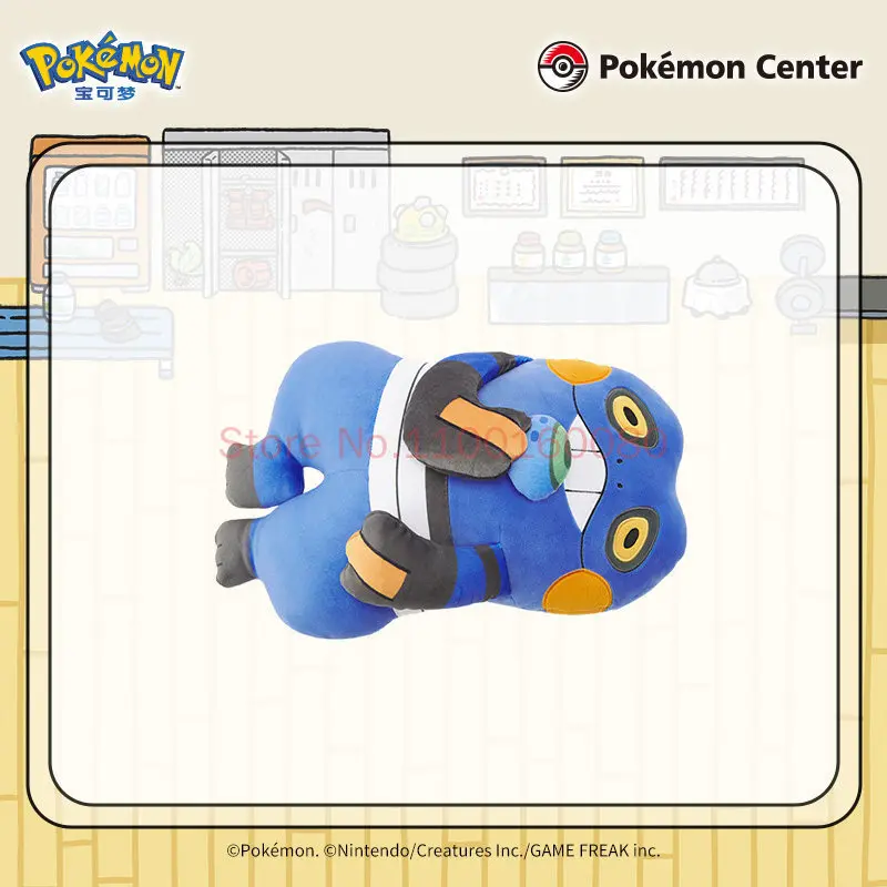 Pokémon Plush Keychain In Training Series Soft Stuffed Bag Pendant Lucario Croagunk Primeape Machamp For Adult Toy Collection