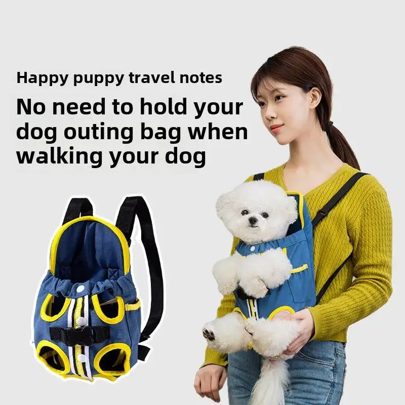 

Travel Backpack Pet Bag for Cats And Dogs Portable Shoulder Bag Four Legs Design Ideal for Small Breeds like Bichon And Teddy