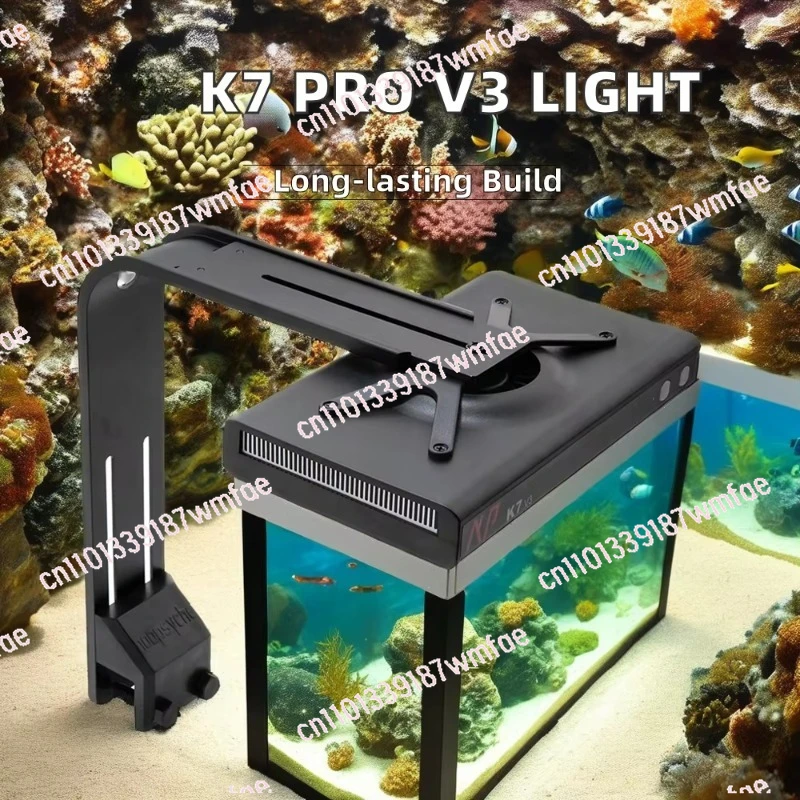 K7 Pro V3 III 140W Wireless Application Control Full Spectrum Salt Water Marine Light Emitting Diode Aquarium Light