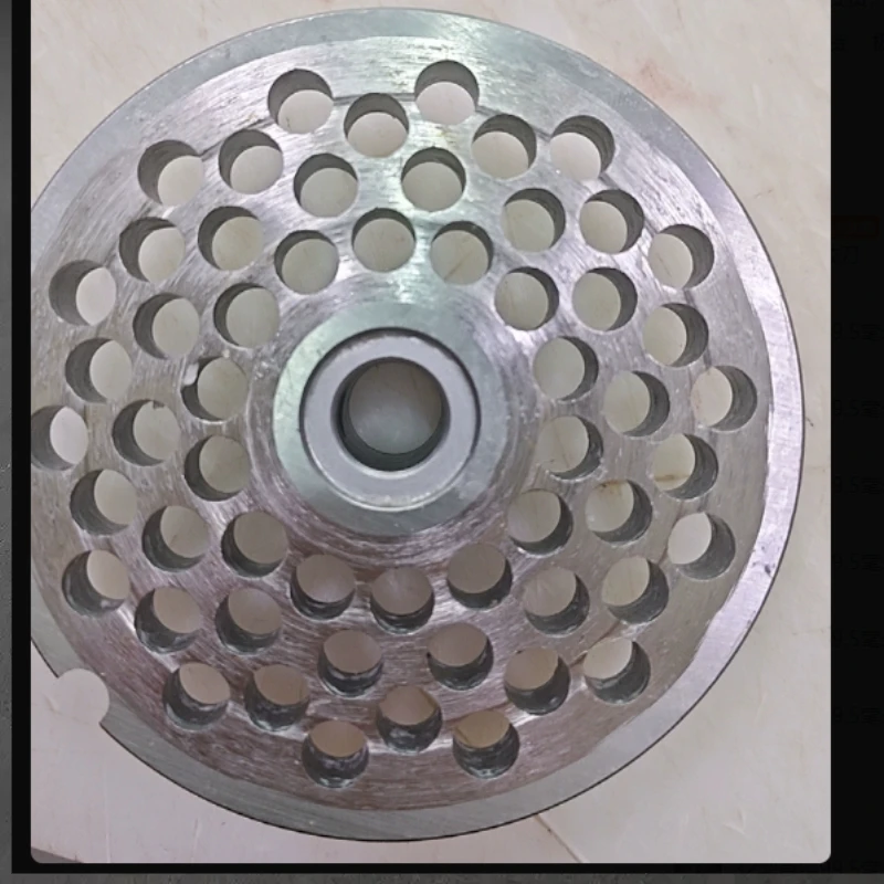 Suitable for 32 # Electric Meat Grinder Orifice Plate Stainless Steel Sieve Round Knife Grille Accessories