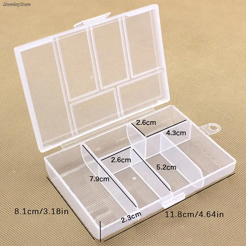 Transparent Fruit Fork Storage Box Organizer