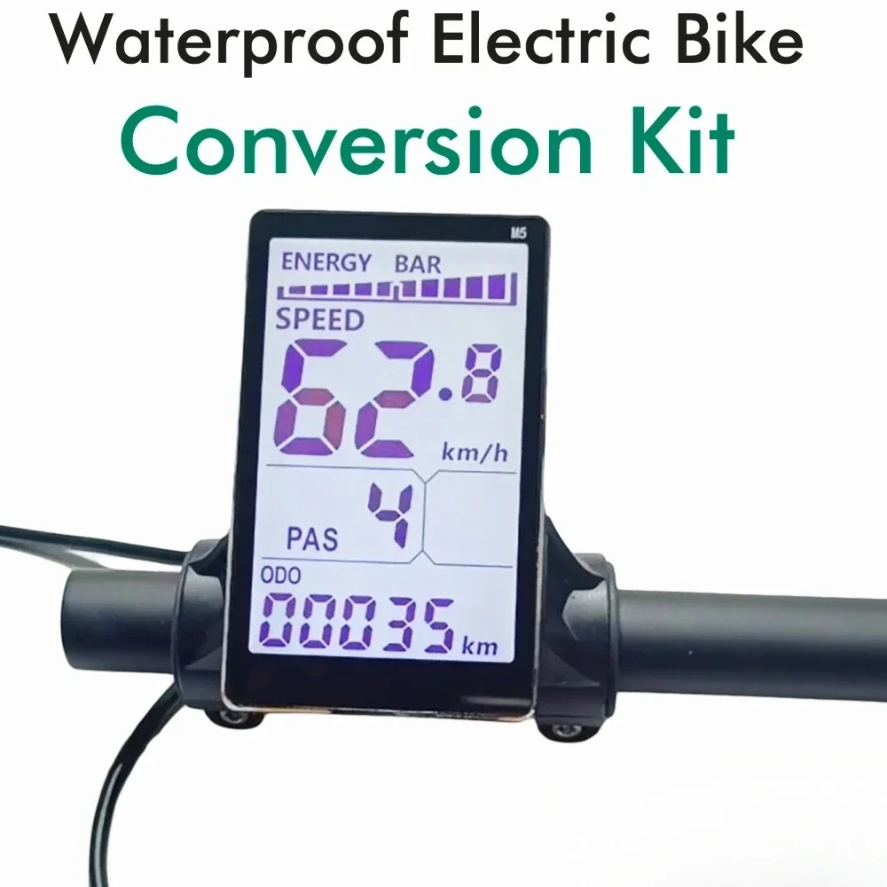 

UART2 M5 24V 36V 48V Electric Bicycle Colorful Display E Scooter LCD Panel Waterproof With Backlight Bike Accessories