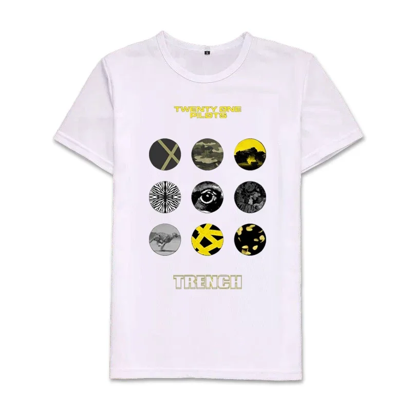 LE BandT-Twenty O-One P-Pilots T Shirt,Pure Casual punk Sweatshirt,Hip Hop Clothes Vintage Summer Party Tops Tee