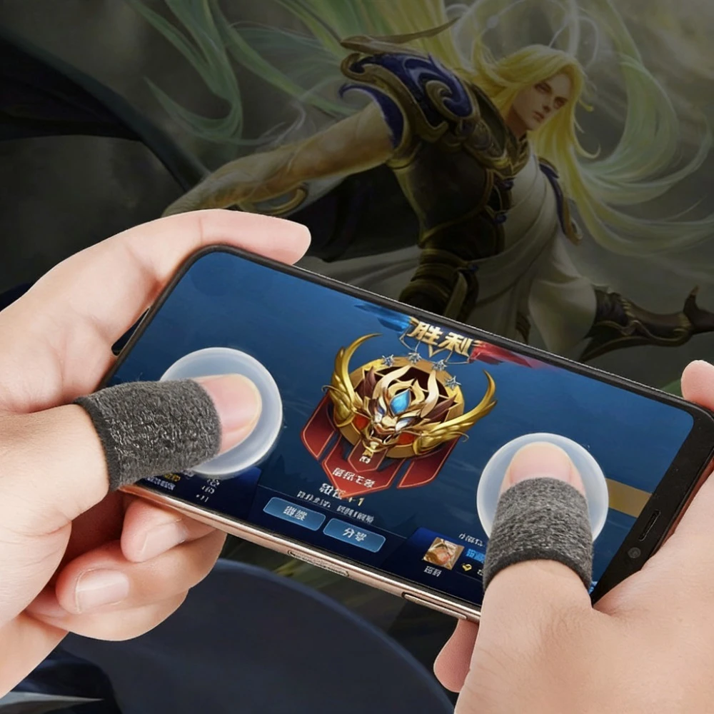 

Дышащие игровые напальчники для сенсорных экранов с защитой от пота