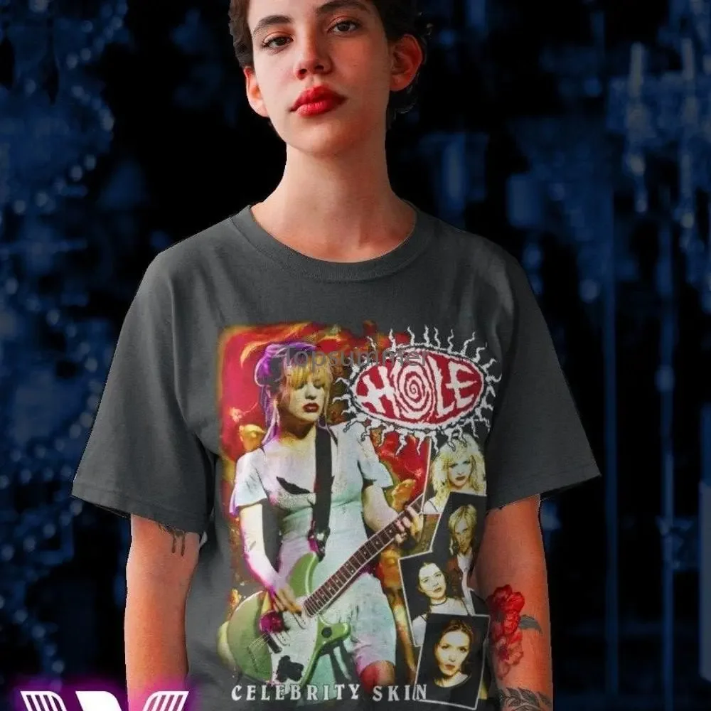 Hole Celebrity Skin T Shirt Courtney Love(2)