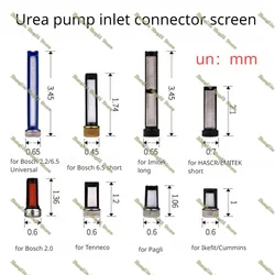 Urea Pump Filter Microfilter for Fuel Injection Injector with Different Type Auto Parts Urea Pump Connector Small Filter Device