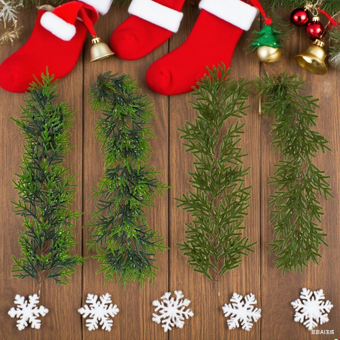 

200cm Christmas Cane Decorative Plastic Imitation Pine Wreaths For Home Holiday Party And Gathering Decorative Wall Decor