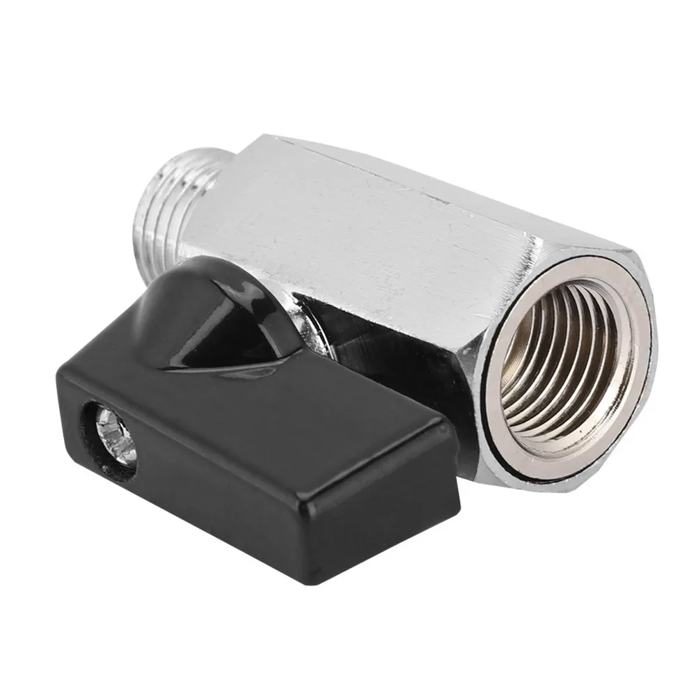 Durable G1/4 Threads Brass Mini Ball Handle Design Mini Size Ball Valve Cooling Valves Water Cooling System