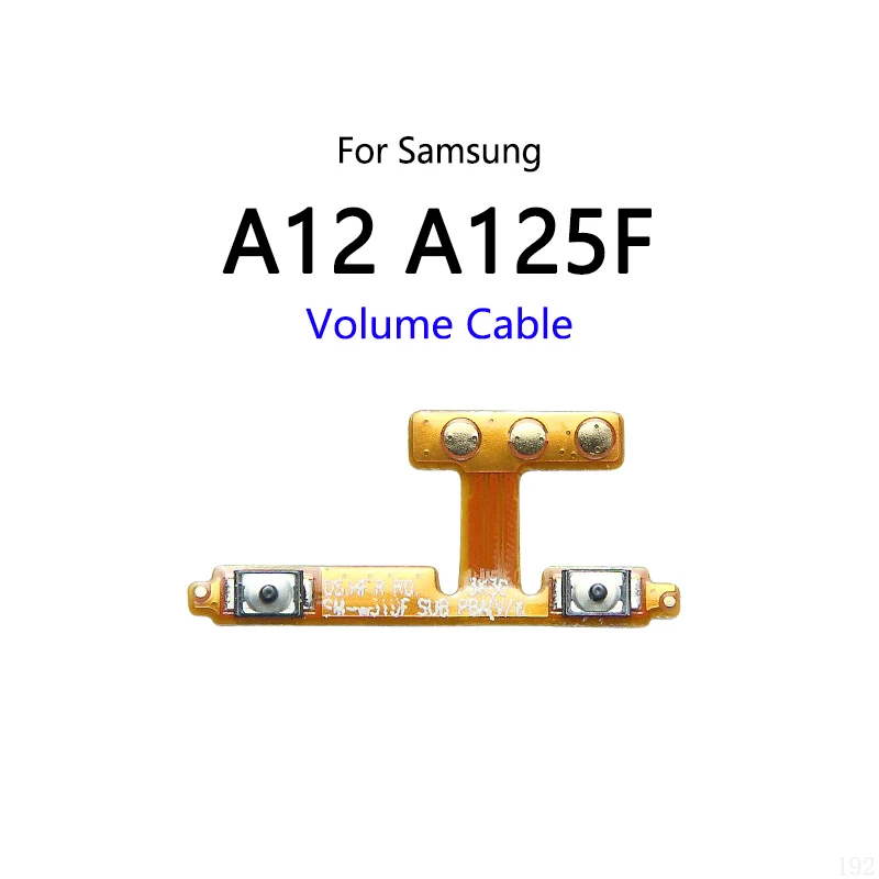 Power Button Switch Volume Mute Button On / Off Flex Cable For Samsung A02 A02S A12 A125F A22 4G 5G A225F A32 A325F A42 A52 A72