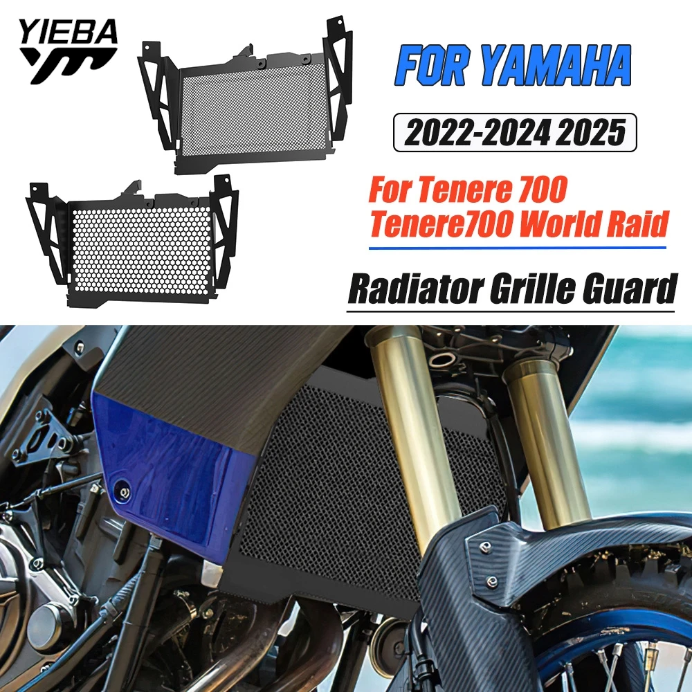 

Motocycle Radiator Grille Cover Water Tank Guard Protection FOR Yamaha Tenere 700 Tenere700 World Raid 2022 2023 2024 2025