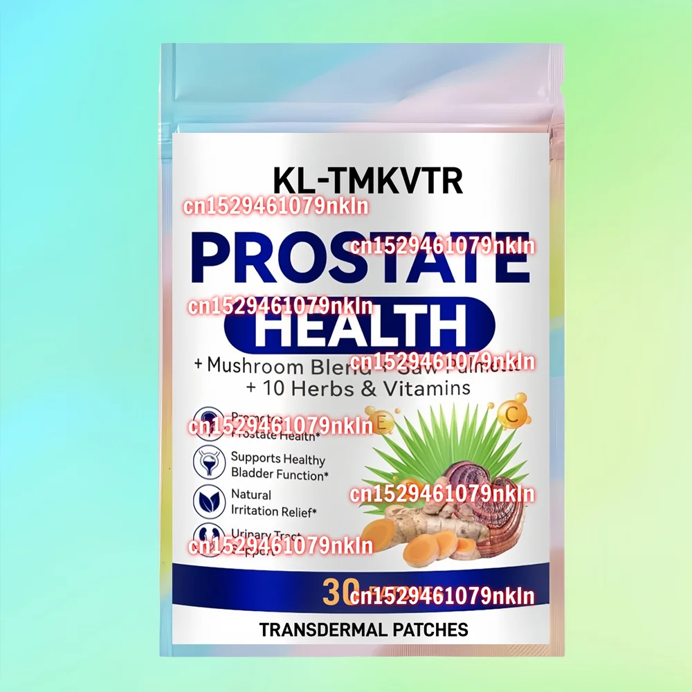 30 Patches Prostate Health Transdermal Patches for Men With Saw Palmetto, Stinging Nettle for Urinary Flow & Prostate Support