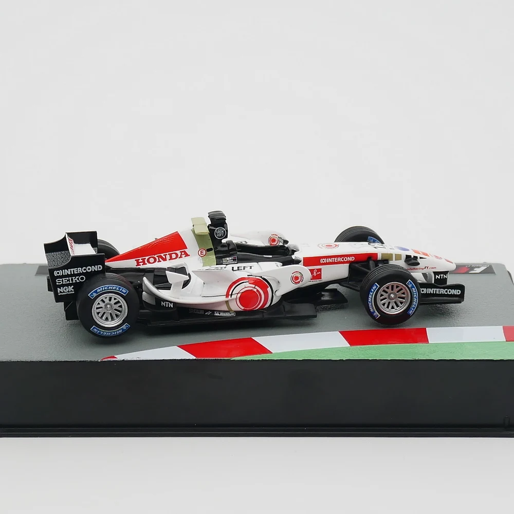 Ixo 1:43 Honda RA106 2006 Jenson Button Racing Diecast Car Model Metal Toy Vehicle