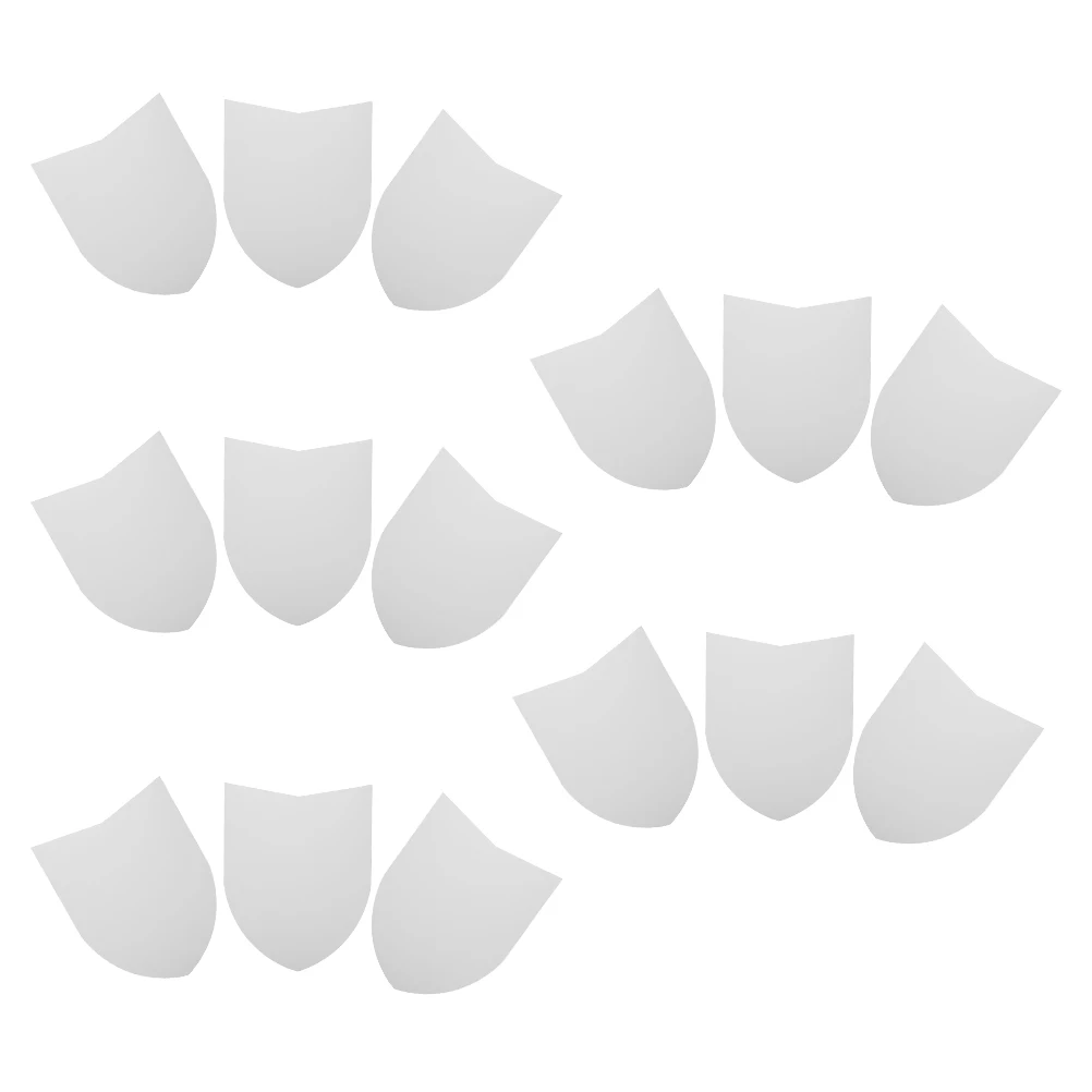 15 Peças de Escudos de Papel Não Pintados: Escudos de Papel DIY para Crianças, Projetos Criativos de Artesanato, Decorações para Festas de Aniversário e Brincadeiras Divertidas