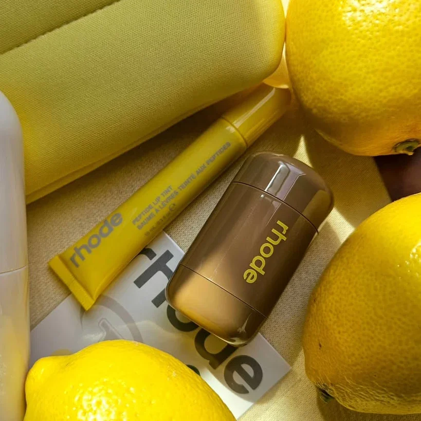 الصيف طبعة محدودة Lemontini المحمولة ترطيب أحمر الشفاه جراب هاتف ل 16 15 14 13 12 11 برو ماكس زائد منظف للوجه