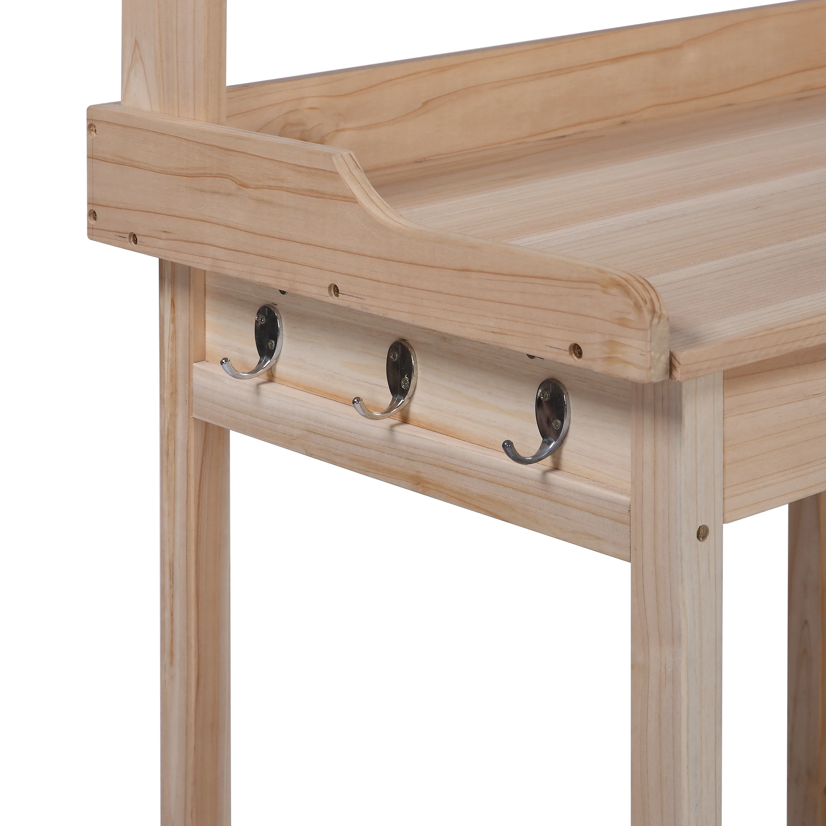 새로운 내추럴 컬러의 나무 재질 정원 작업대, 수납 캐 - Woodworking Work Table 리뷰 및 가격
