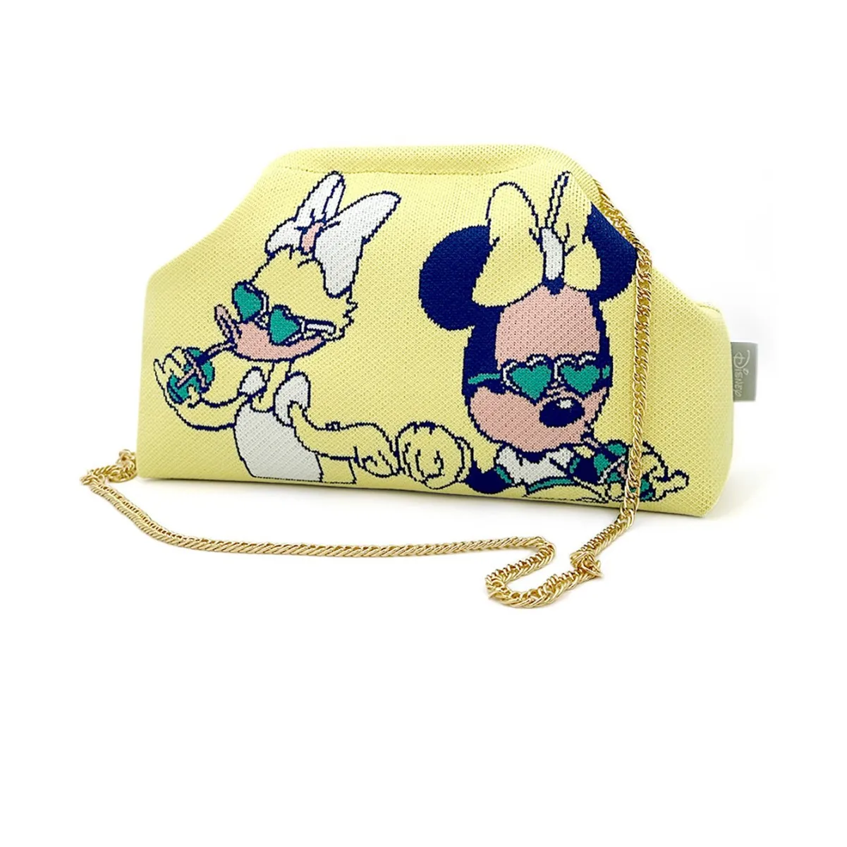 

Disney Yellow Minnie Shoulder Clamp Bag Large Capacity Shoulder Bag