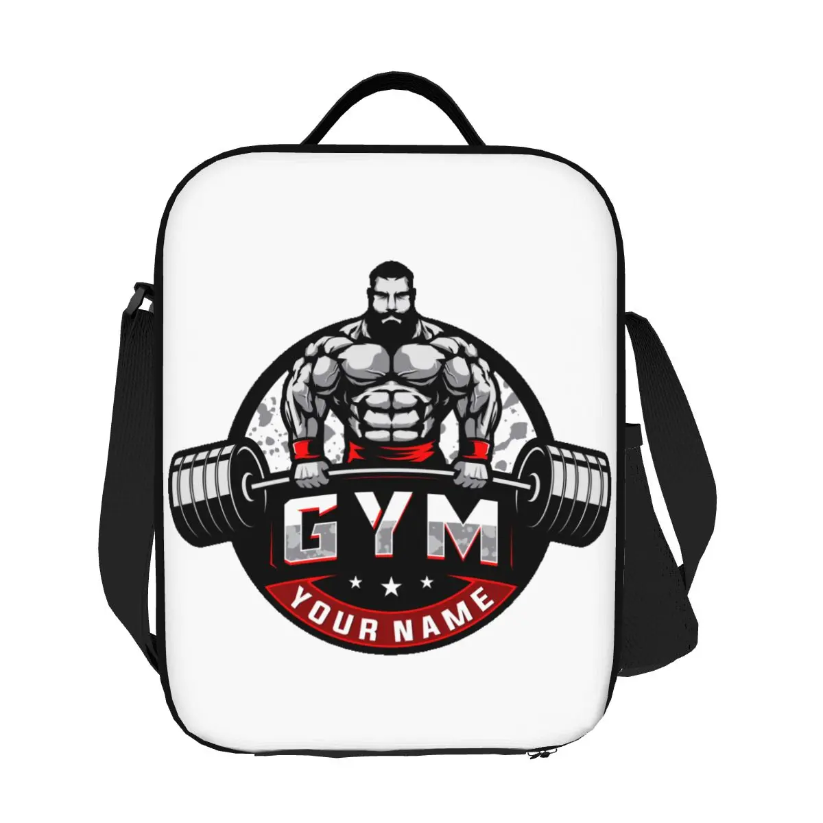 

Custom Bodybuilding And Gym Logo Lunch Bag Women Cooler Warm Insulated Lunch Boxes for Children School
