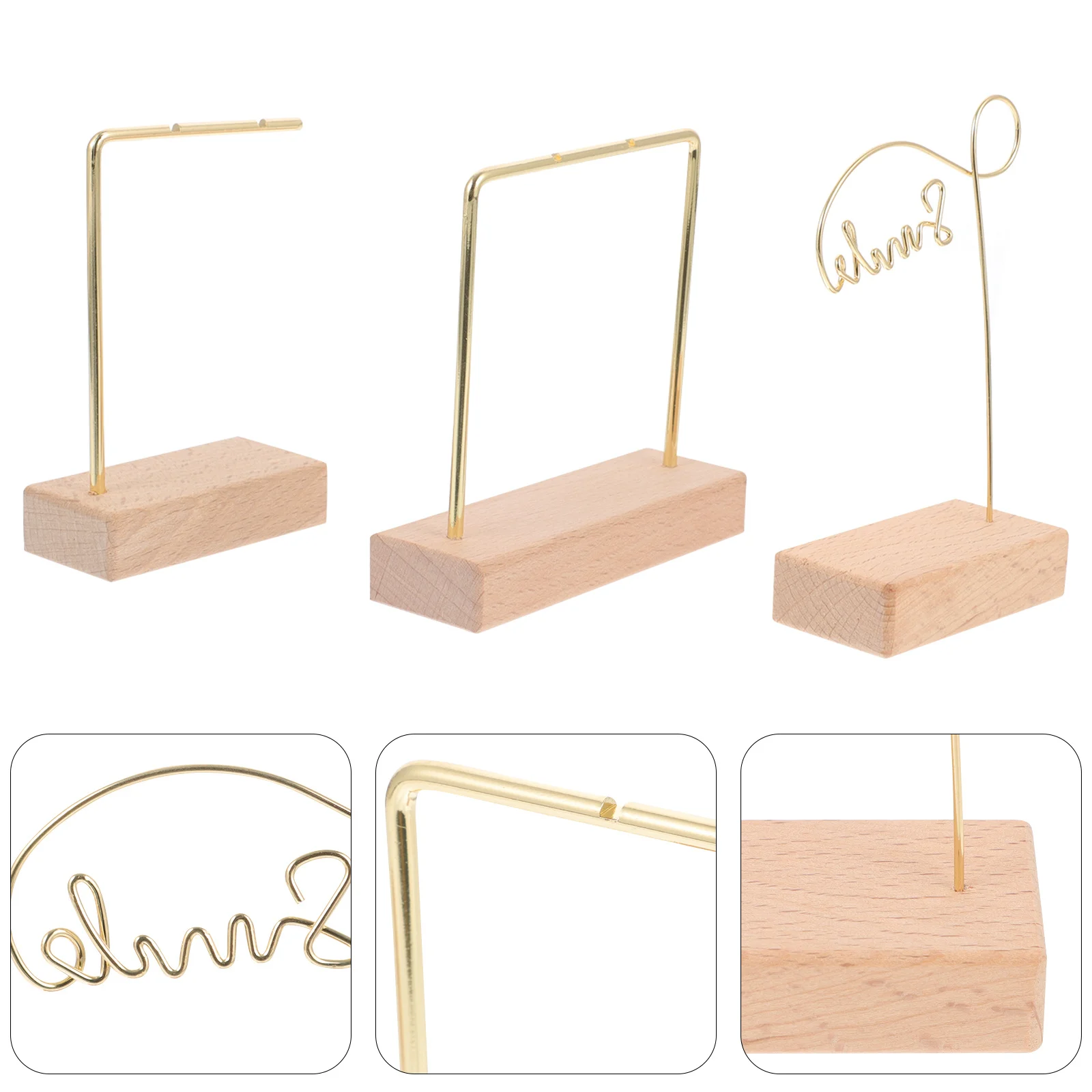 

3 шт., золотые стойки для ювелирных изделий цвета хаки, прочный держатель для браслета и сережек, стабильная и простая в использовании подставка для дисплея, держатель для браслета