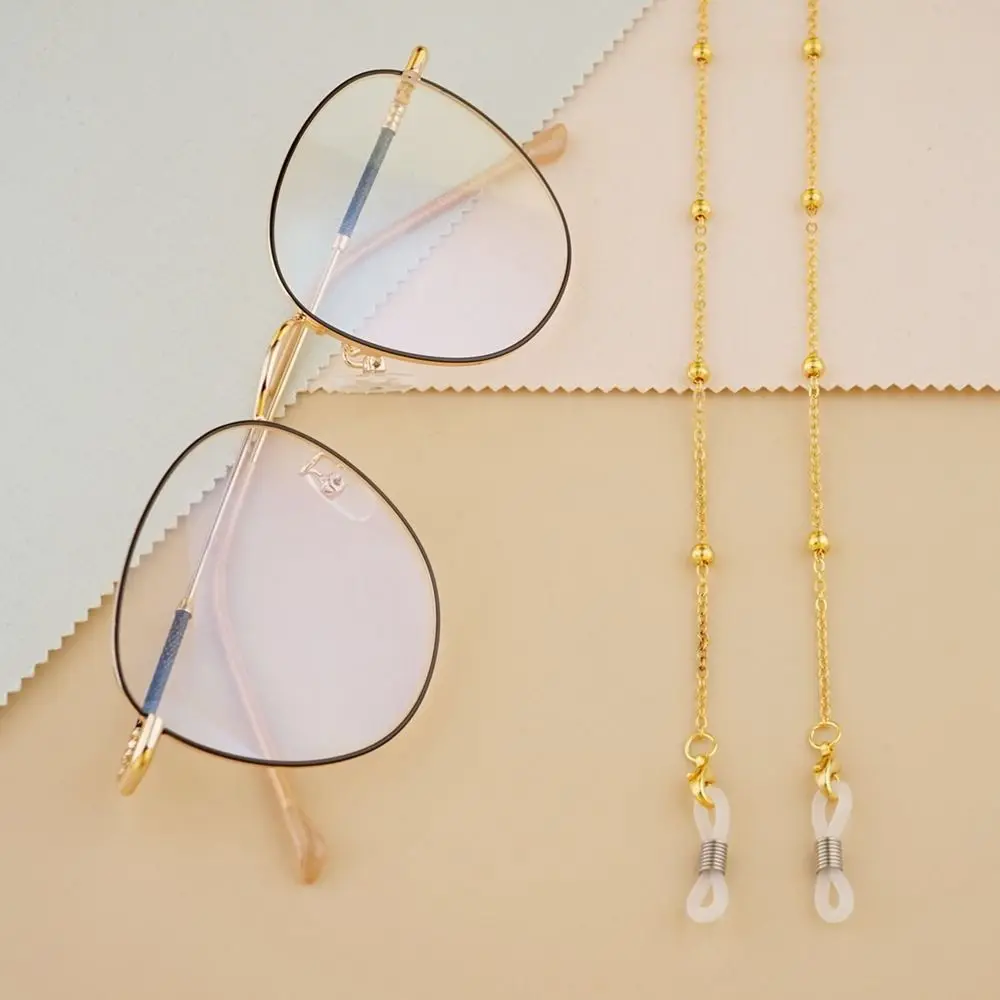 Strap String Hanging Neck Metal Chain Hanging Chain Beads Chain Metal Glasses Chain Spectacle Cord Sunglasses Chains Mask Chain