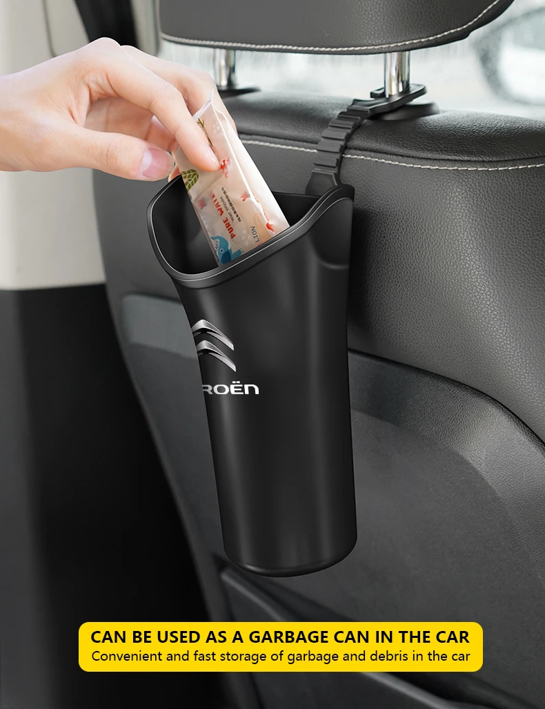 صندوق تخزين السيارة مظلة القمامة المنظم دلو لسيتروين C2 C3 C4 C5 C6 C1 DS3 DS4 DS5 DS7 كسارا بيرلينجو ساكسو بيكاسو