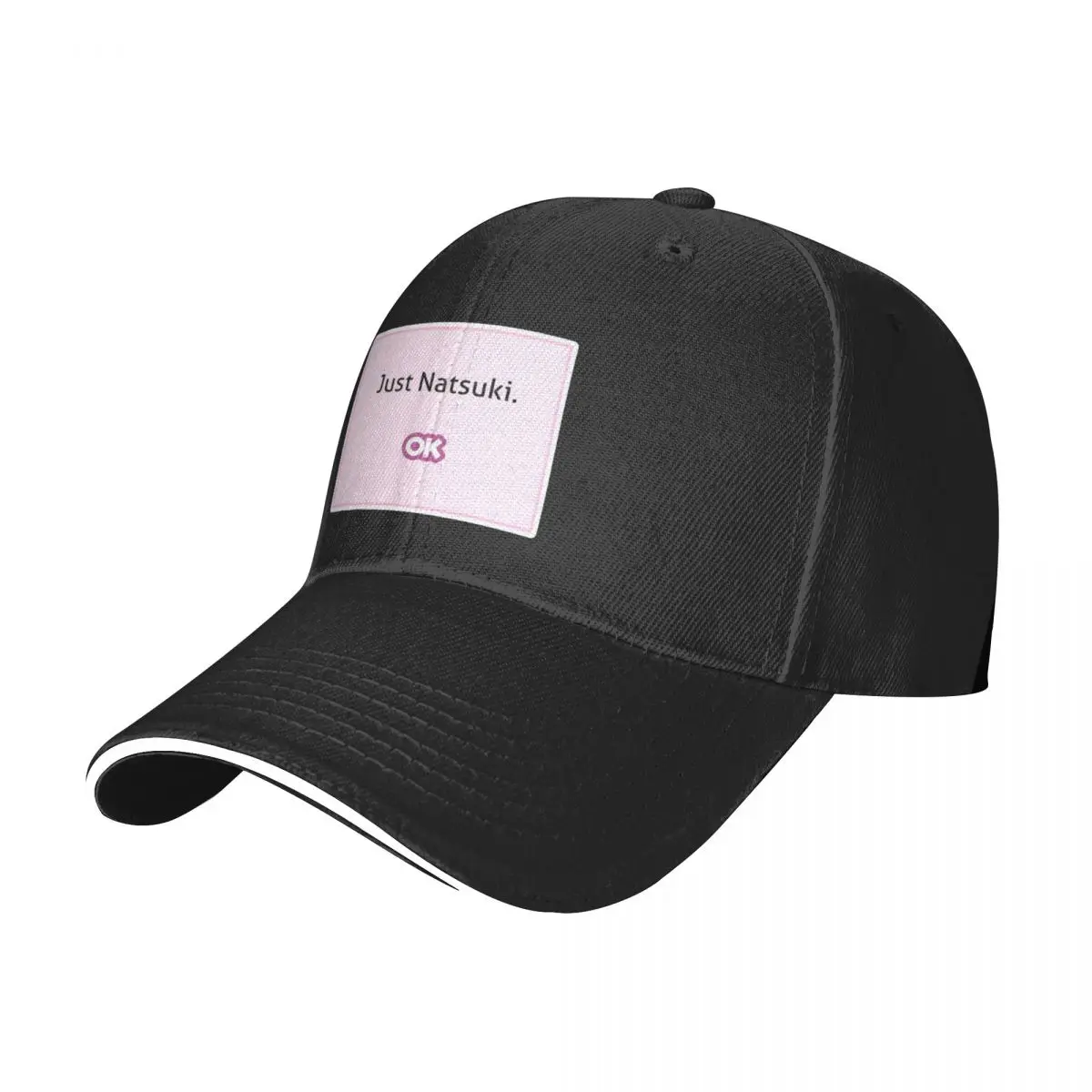 Just Natsuki OK DDLC Doki Doki Literature Club High-end Baseball Caps For Men Coquette Leisure Peaked Cap Sport Sunscreen Hats