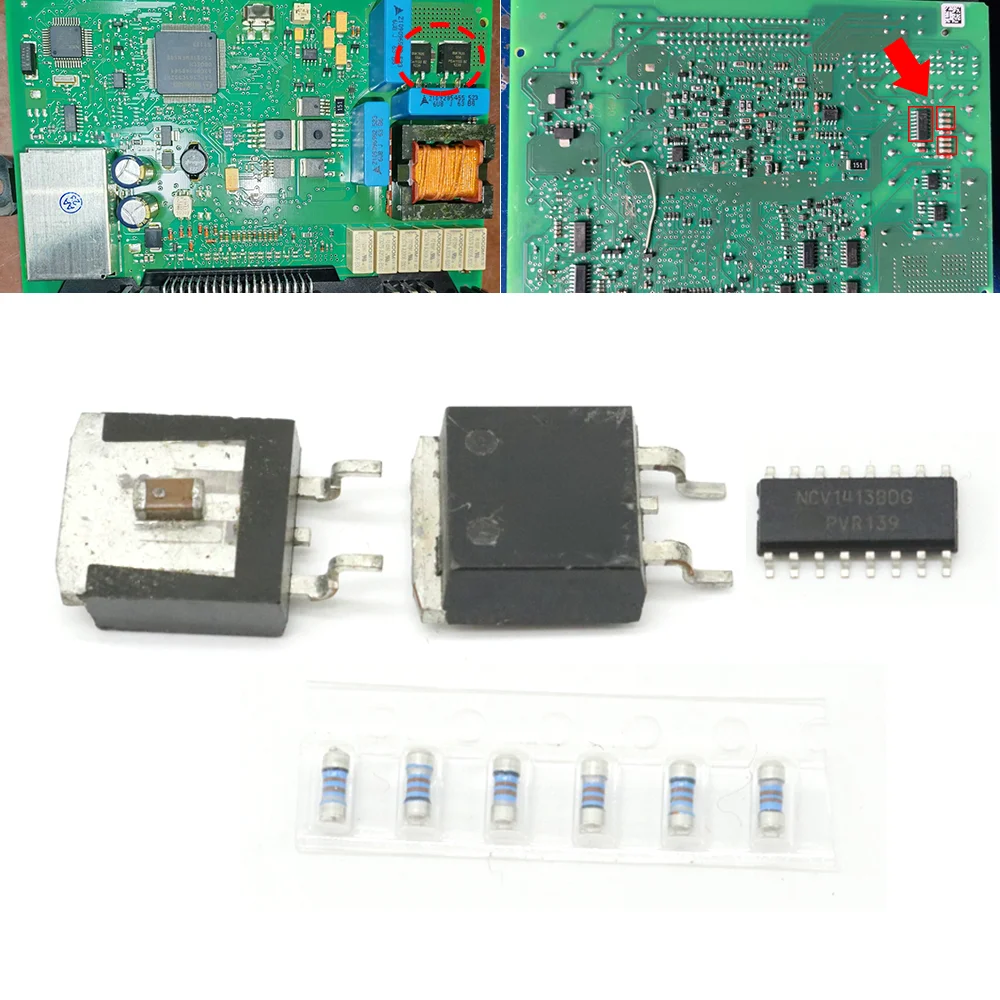Keyless Entry Control Module Transistor Resistor Chip For Audi A8 D8 Porsche Cayenne 9PA VW Touareg Phaeton Веntlеy Flying Sрur