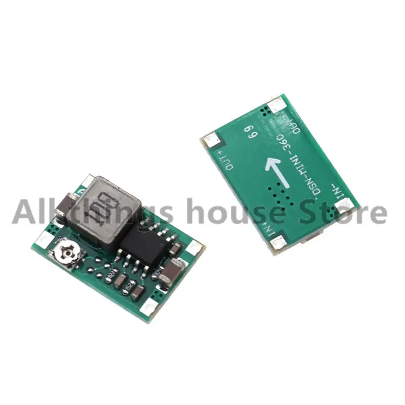 10pcs Mini360 RC Airplane Module Mini 360 DC Buck Converter Step Down Module 4.75V-23V to 1V-17V LM2596 2A Step-Down Board