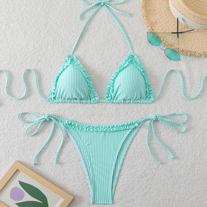 夏のセクシーなビキニ 2026 女性用水着 女性用水着 水泳用 ブラジリアンビキニセット ビーチウェア プール水着