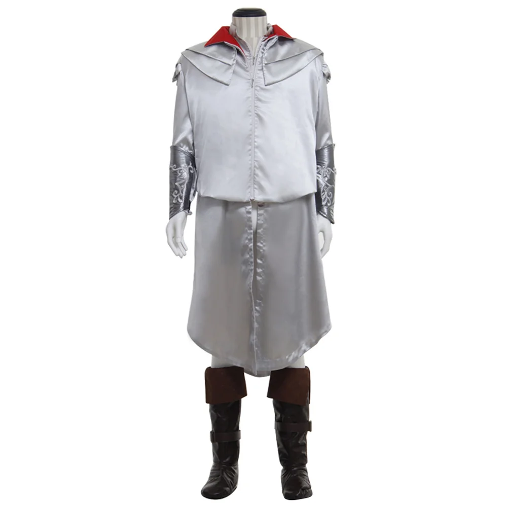 Game Ezio Auditore Cosplay Costume Men Top Pants Uniform Suits Full Set Halloween Party Outfits - Image 6