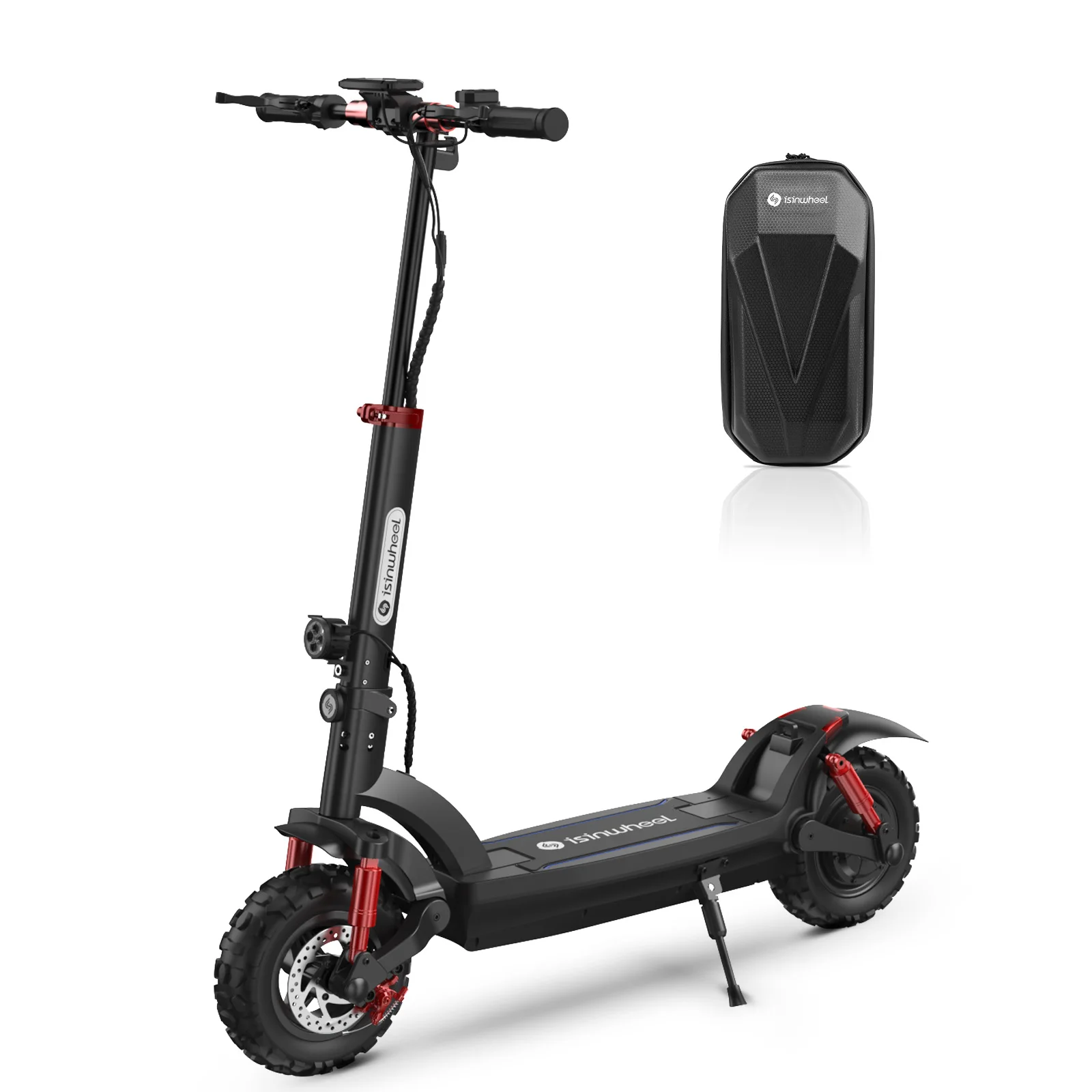 

Isinwheel GT2 Электрический самокат для взрослых, двигатель 800 Вт, 48 В, 15 Ач, складной электронный самокат, электронный горный скутер с 11 толстыми шинами