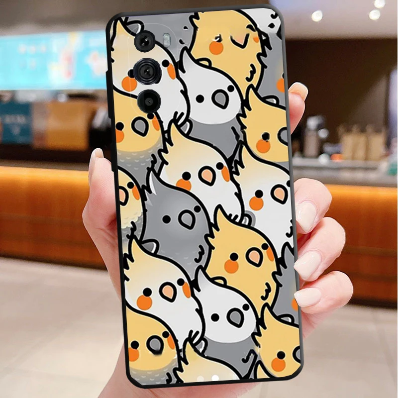 

Phone Case For Motorola Edge 60 50 40 30 Ultra Neo Fusion 50 40 Pro Moto G Stylus G Play G Power G Cockatiel bird