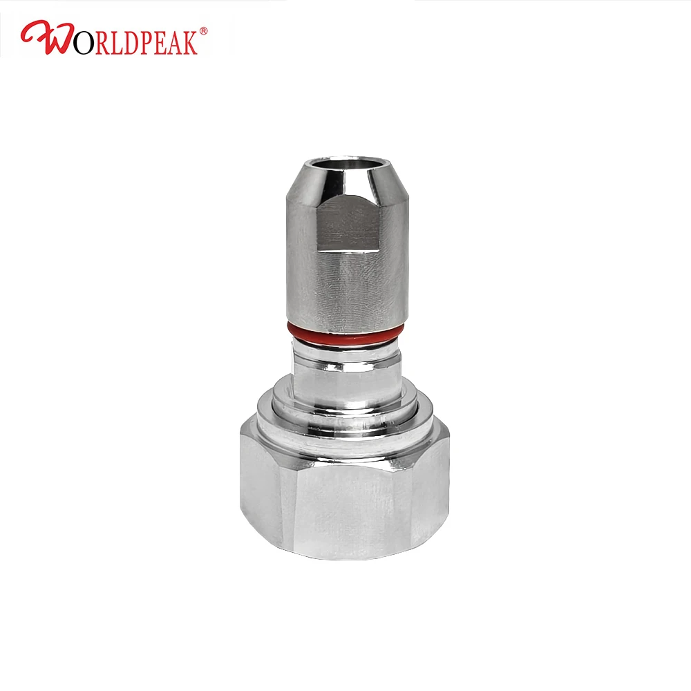 Free Shipping 2Pcs 4.3-10 Male Clamp Connector for 1/4 Superflexible Feeder Cable for Ham Radio Antenna