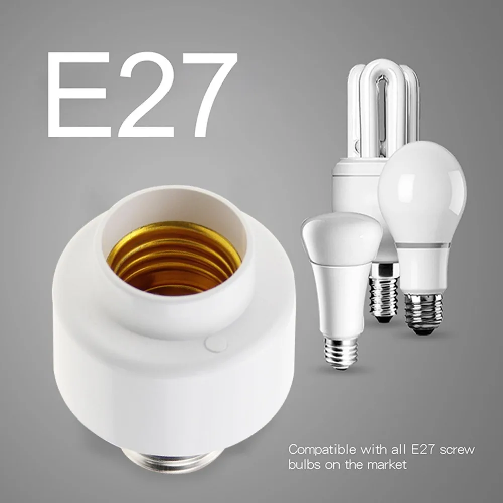 Tuya Smart WiFi Smart Lamp Holder Small Remote Control Switch Wireless Lamp Holder Smart Life Lamp Holder E26/E27 Universal