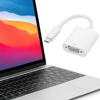 Type C To VGA Adapter USB 3.1 Video Converter 1080P FHD for Macbook 12 Inch Chromebook Pixel Lumia 950XL